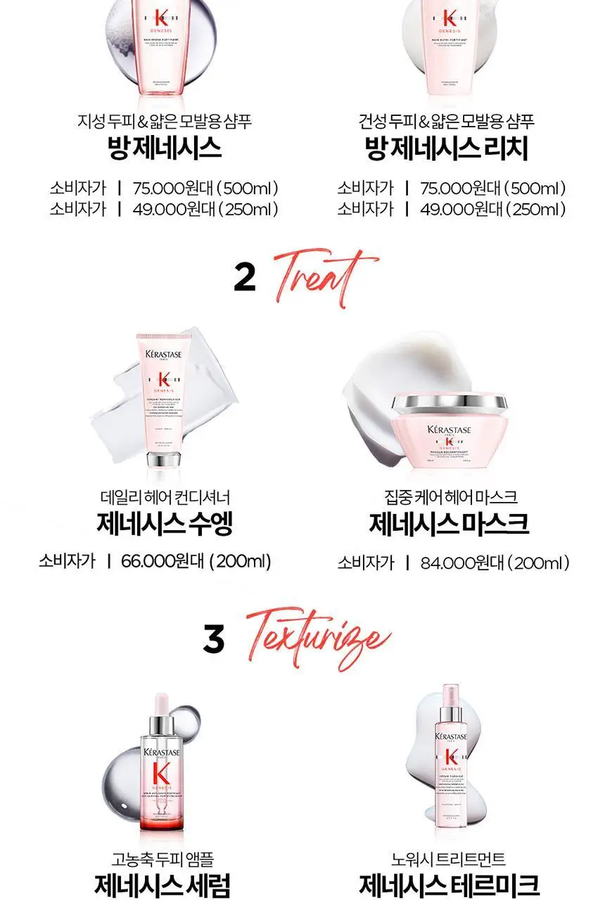 [얇은모발용/새싹케어] 케라스타즈 방 제네시스 새싹샴푸 500ml 기획/단품 상세페이지 16